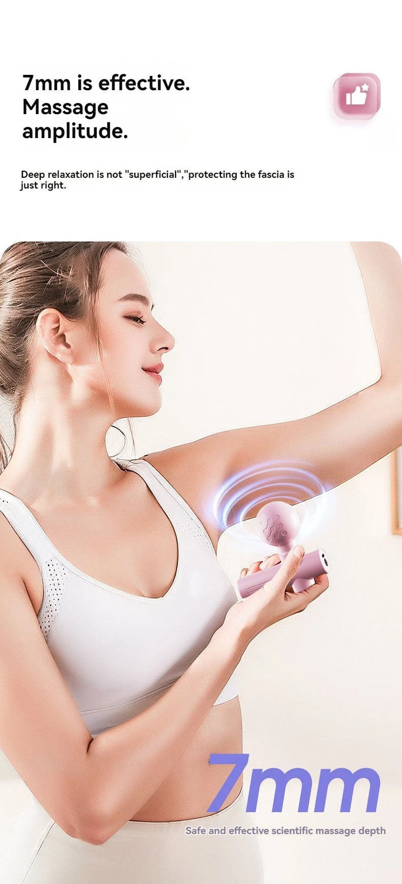 Mini USB Massage Gun for Muscle Recovery & Relaxation
