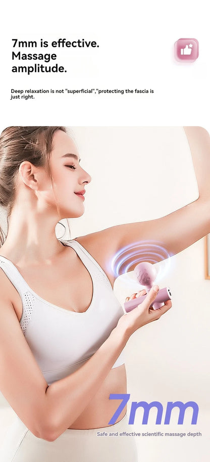 Mini USB Massage Gun for Muscle Recovery & Relaxation