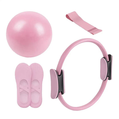 Pilates Ball & Ring Resistance Set for Home Workouts