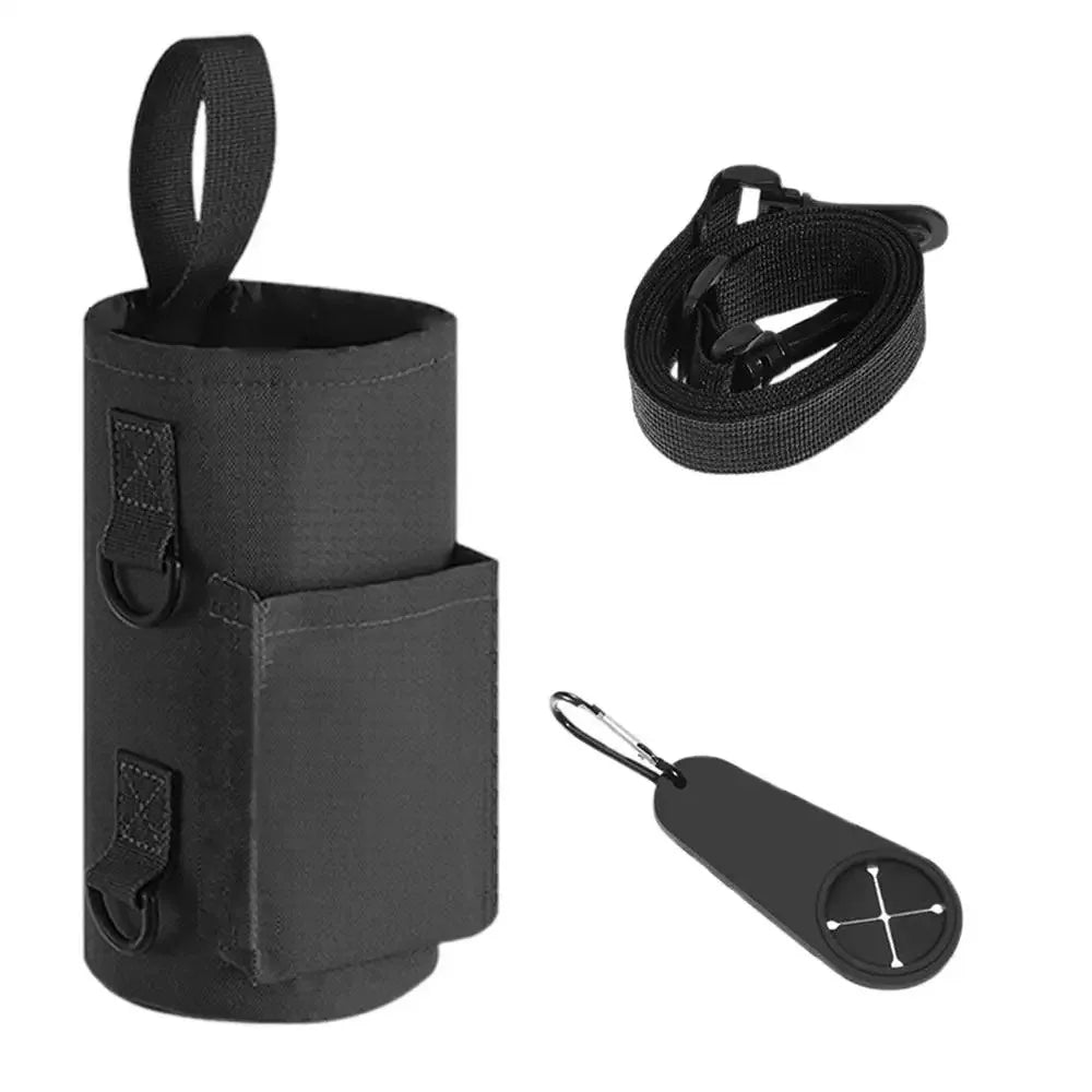 Valour Fit magnetic water bottle carrier bag for gym and outdoor use, hydration accessory with adjustable strap and secure closure.