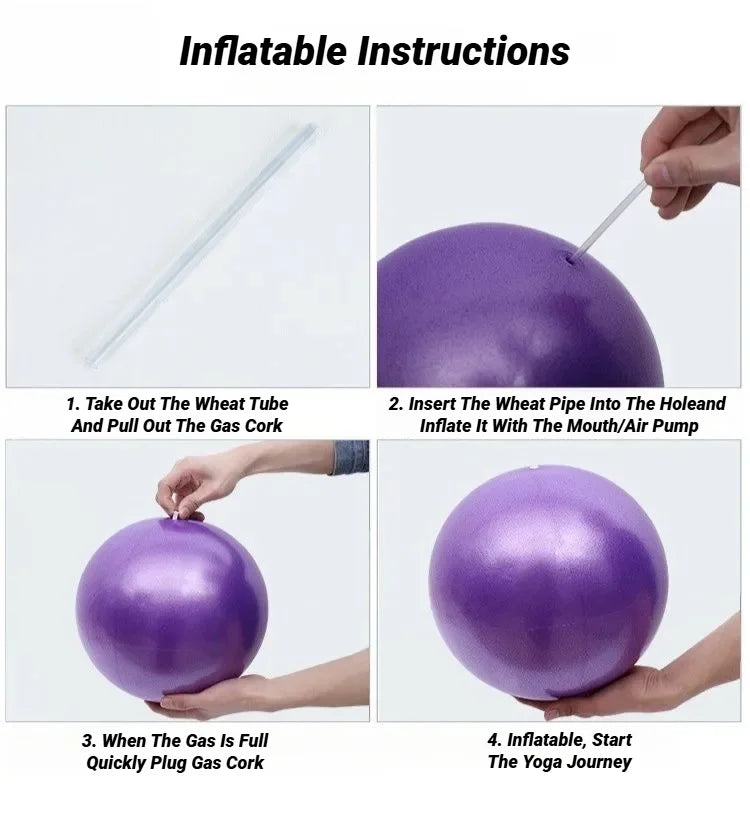 25cm Pilates & Yoga Mini Exercise Ball