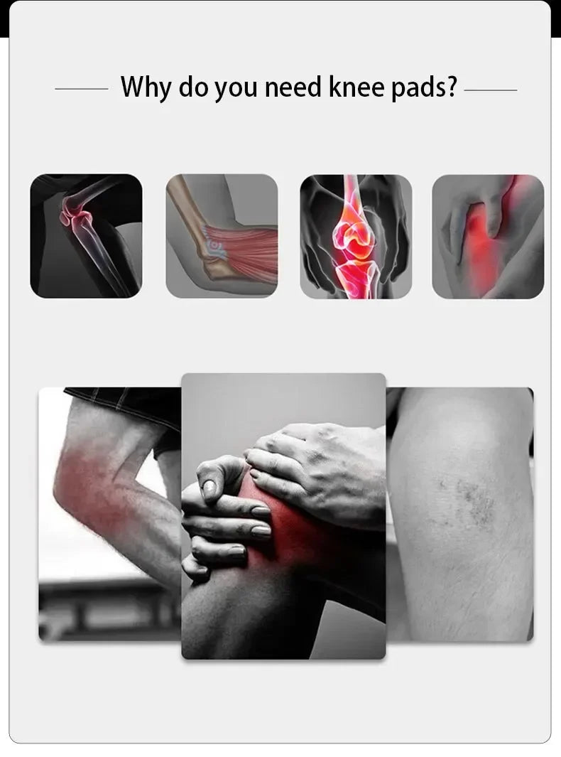 Adjustable Knee Compression Sleeve with Straps