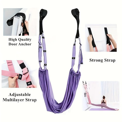 Adjustable Yoga Stretch Strap for Flexibility & Mobility