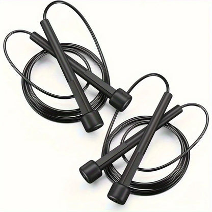 Valour Fit adjustable speed jump rope for cardio and boxing training, featuring a lightweight handle and durable nylon rope.