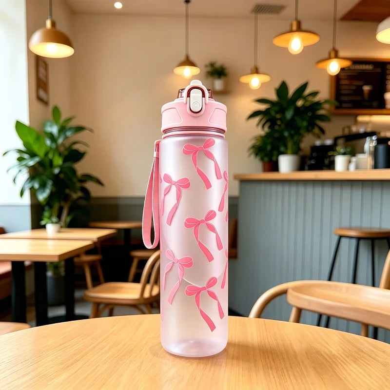 800ml Motivational Water Bottle with Time Marker – Premium