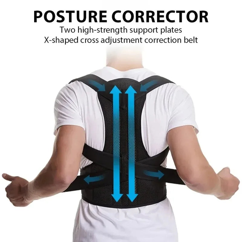 Valour Fit adjustable posture support vest for back and shoulders, designed to improve posture and provide back relief.
