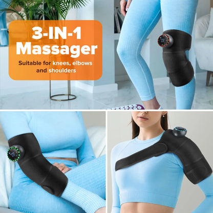 Heated Vibration Knee Support Pad for Recovery & Relaxation