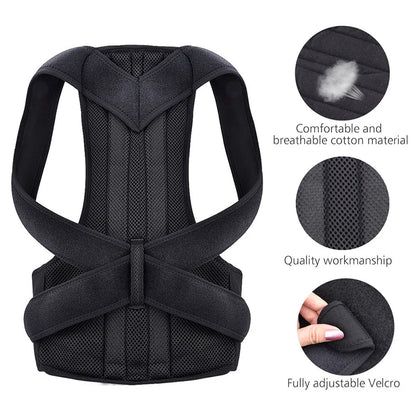 Adjustable Upper Back Posture Support Brace