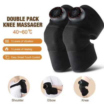Heated Vibration Knee Support Pad for Recovery & Relaxation