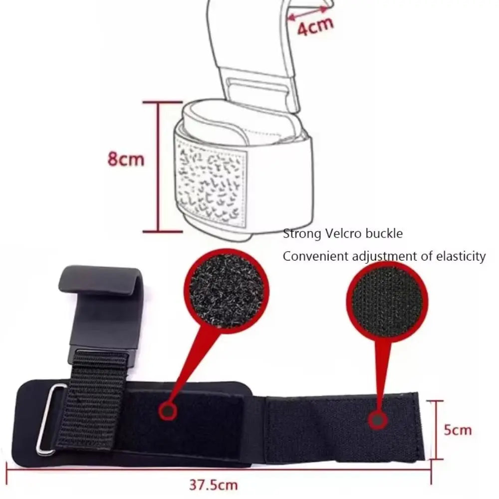 Weightlifting Hooks with Adjustable Wrist Support – 2 Piece Set