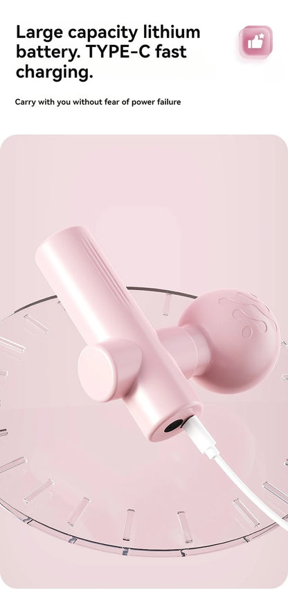 Mini USB Massage Gun for Muscle Recovery & Relaxation