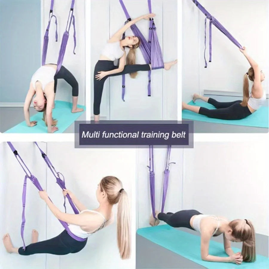 Adjustable Yoga Stretch Strap for Flexibility & Mobility