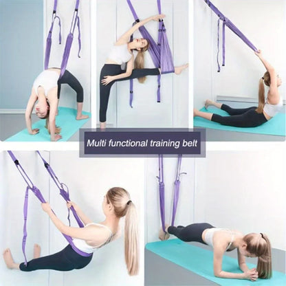 Adjustable Yoga Stretch Strap for Flexibility & Mobility