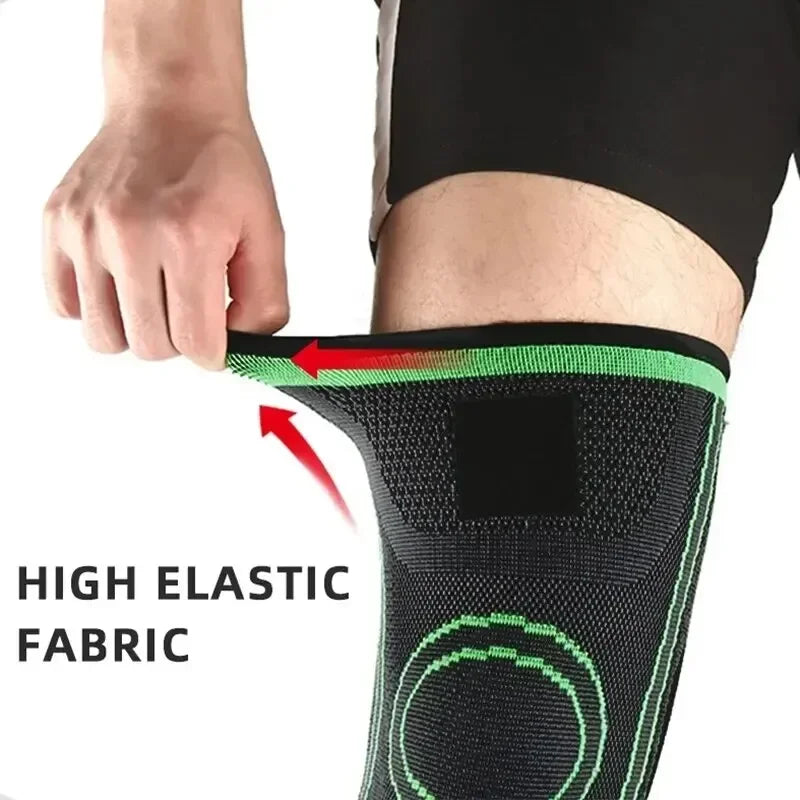 Adjustable Knee Compression Sleeve with Straps