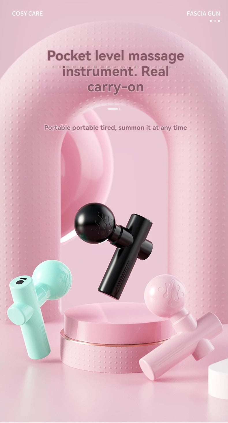 Mini USB Massage Gun for Muscle Recovery & Relaxation