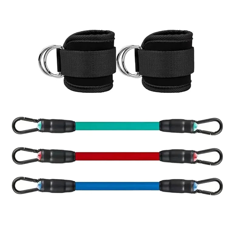 Ankle Strap Resistance Band Set for Lower-Body Training