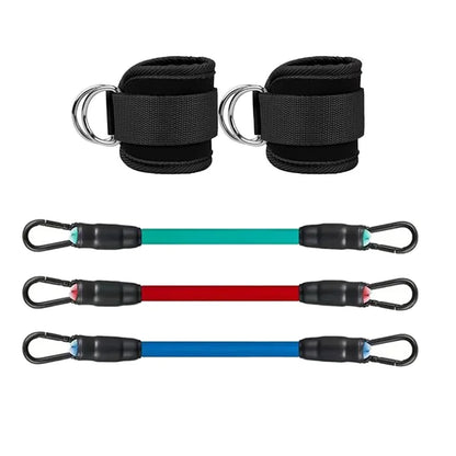 Ankle Strap Resistance Band Set for Lower-Body Training
