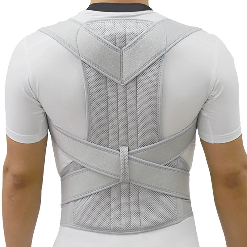Adjustable Back & Lumbar Posture Support Brace