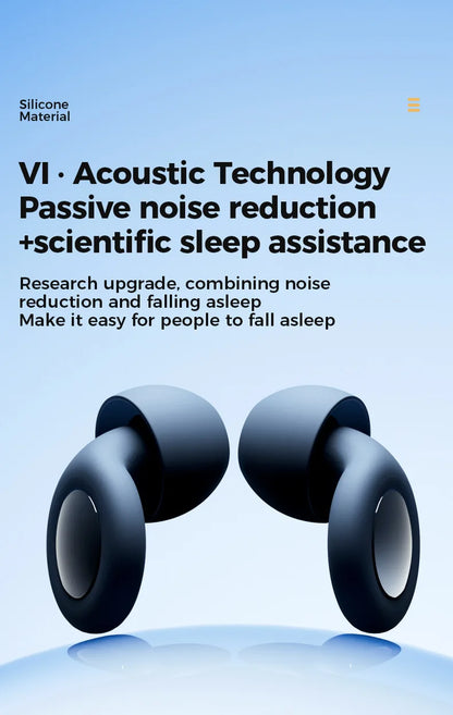 Valour Fit soft noise-reducing earplugs for sleep, travel, and study, shown in a close-up with a sleek design and comfortable fit.