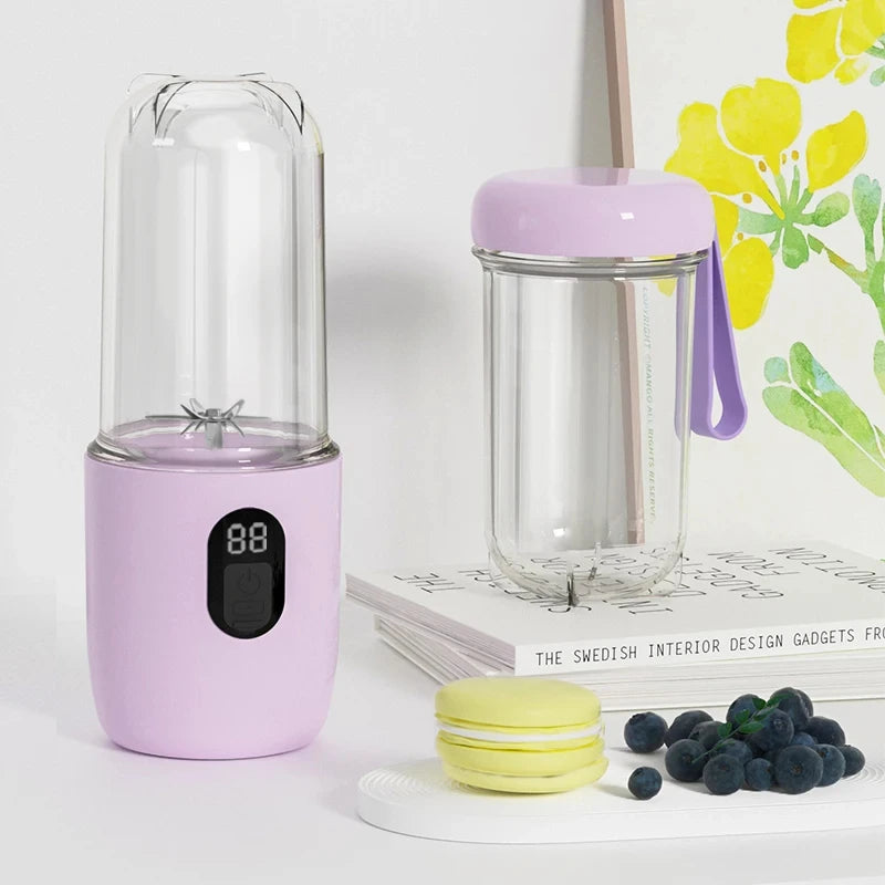 Portable USB Rechargeable Mini Blender for Smoothies & Protein Shakes