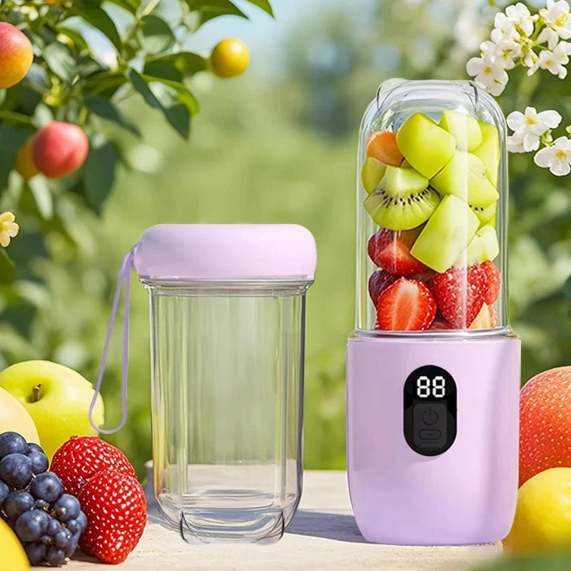 Portable USB Rechargeable Mini Blender for Smoothies & Protein Shakes