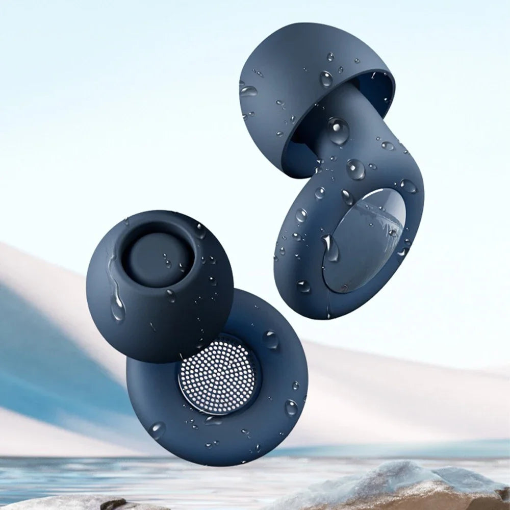 Valour Fit soft noise-reducing earplugs for sleep, travel, and study, shown in a close-up image.