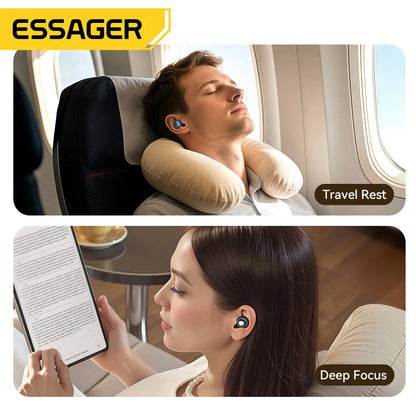 Soft silicone earplugs for sleep, study, and travel by Valour Fit, shown in a close-up image highlighting the smooth, contoured design