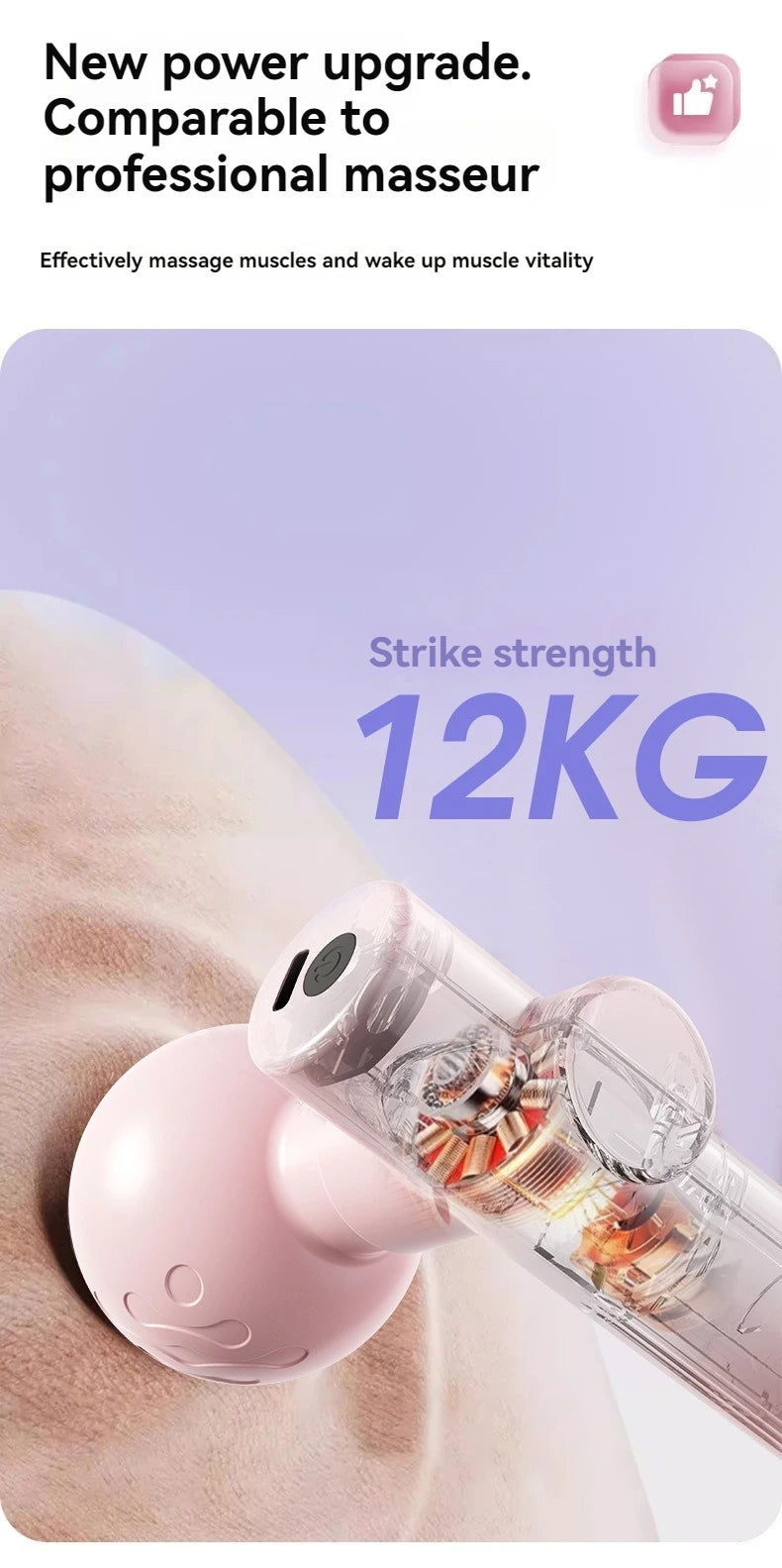 Mini USB Massage Gun for Muscle Recovery & Relaxation