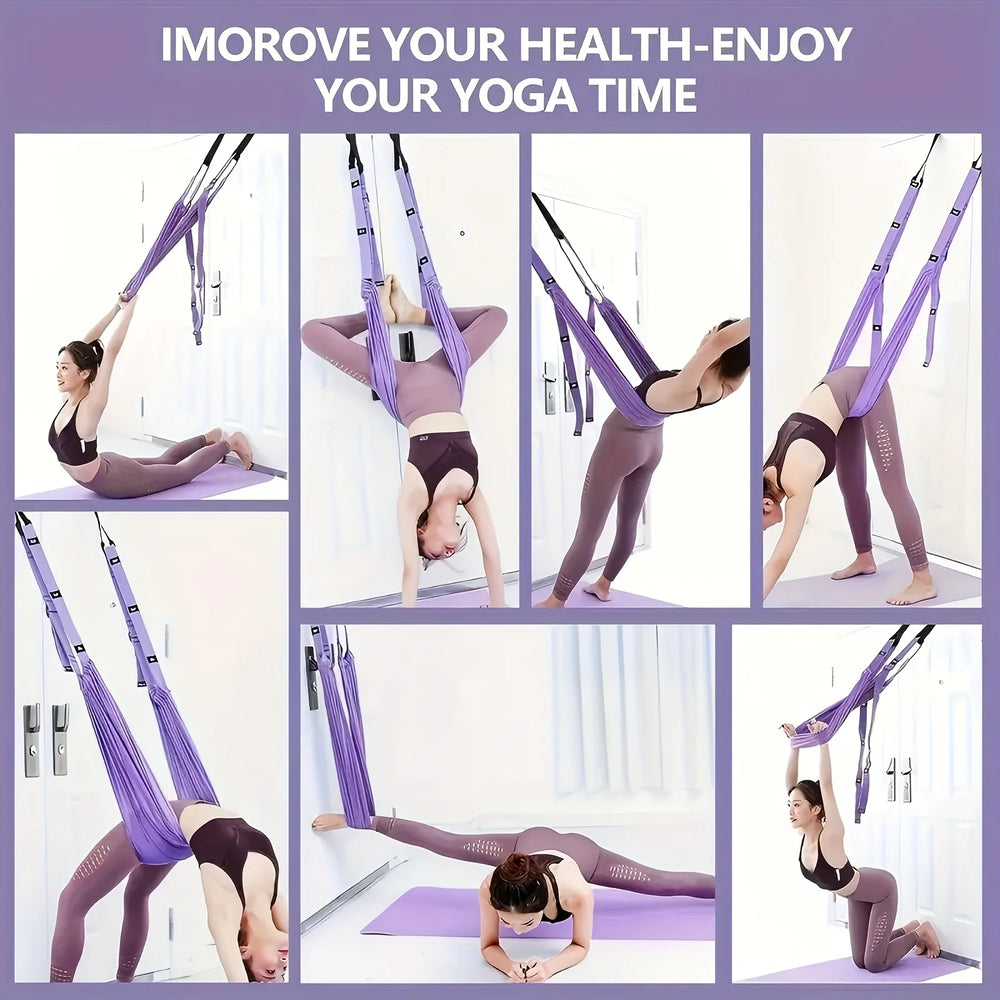 Adjustable Yoga Stretch Strap for Flexibility & Mobility