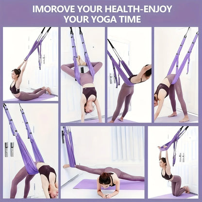 Adjustable Yoga Stretch Strap for Flexibility & Mobility