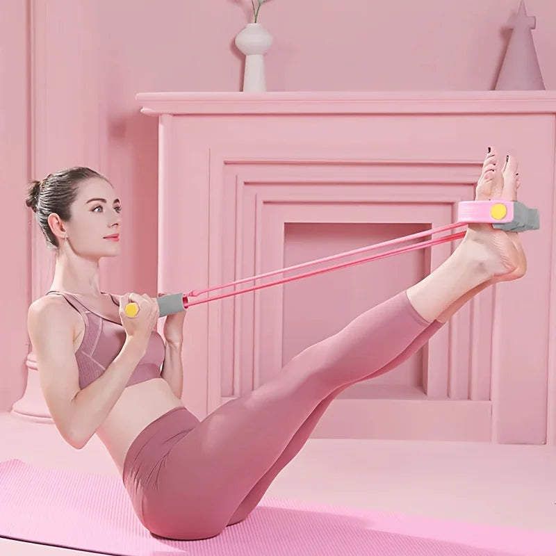 Adjustable Foot Pedal Resistance Band for Full-Body Workouts
