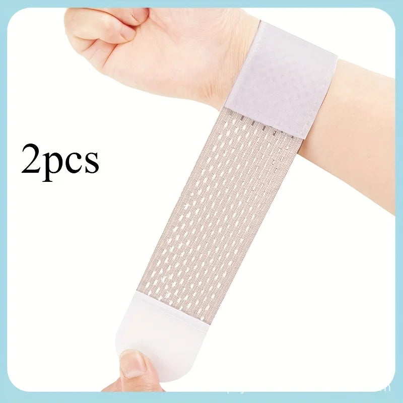 Valour Fit 2-piece adjustable wrist support straps shown in black, designed for wrist stability during workouts.