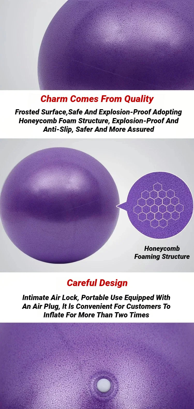 25cm Pilates & Yoga Mini Exercise Ball