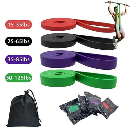 4-Piece Pull-Up Assistance Resistance Band Set