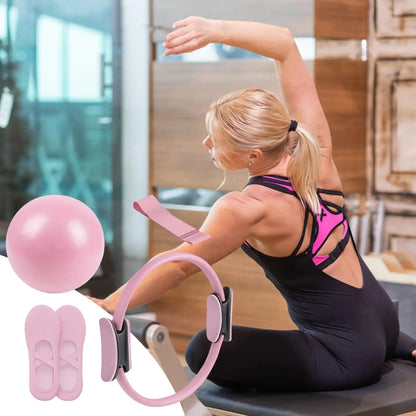 Pilates Ball & Ring Resistance Set for Home Workouts
