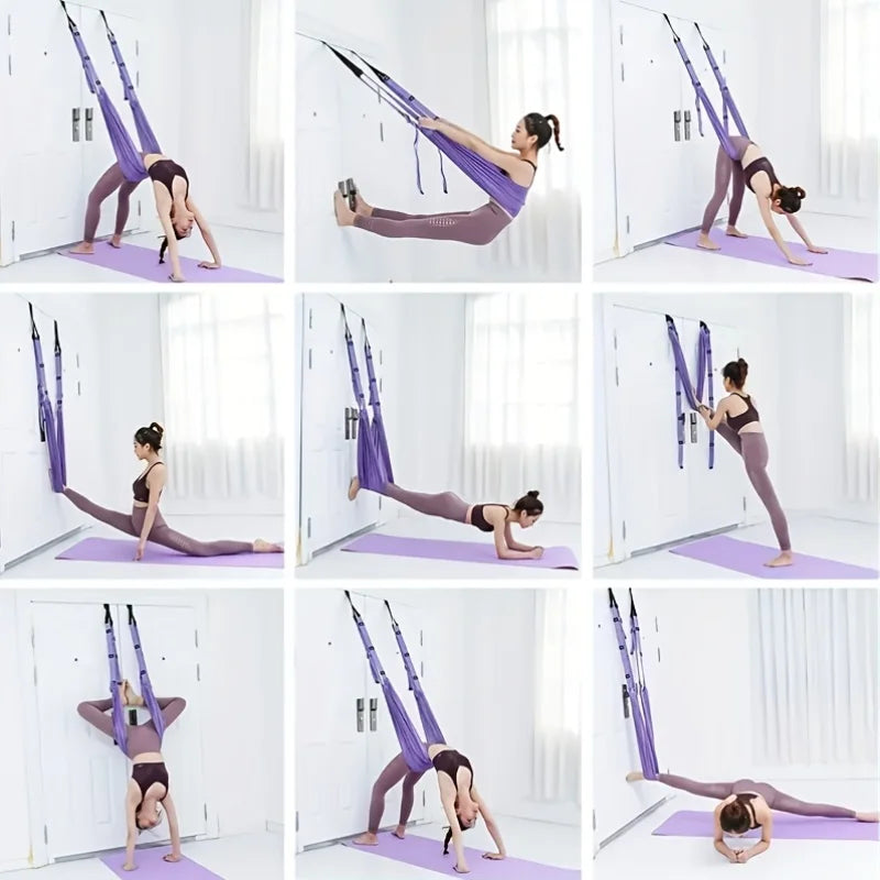 Adjustable Yoga Stretch Strap for Flexibility & Mobility
