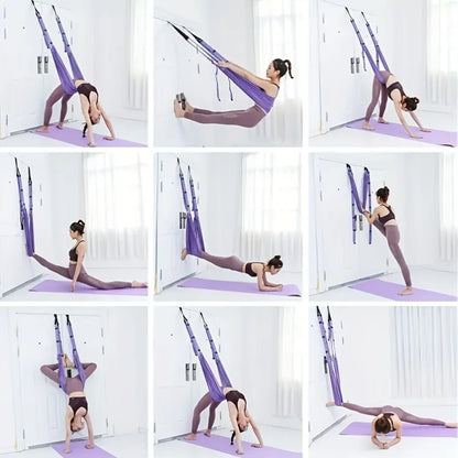 Adjustable Yoga Stretch Strap for Flexibility & Mobility