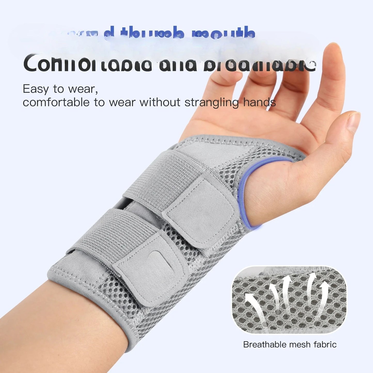 Wrist Brace with Splint – Left & Right Hand Support