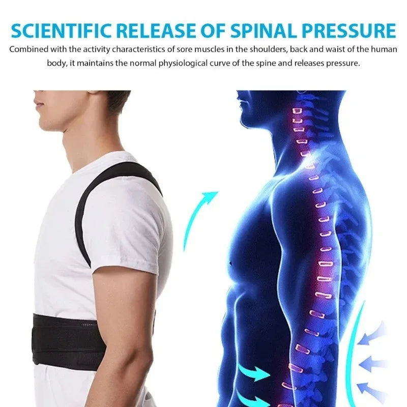Valour Fit adjustable posture support vest for back and shoulders, designed to improve posture and provide comfort.