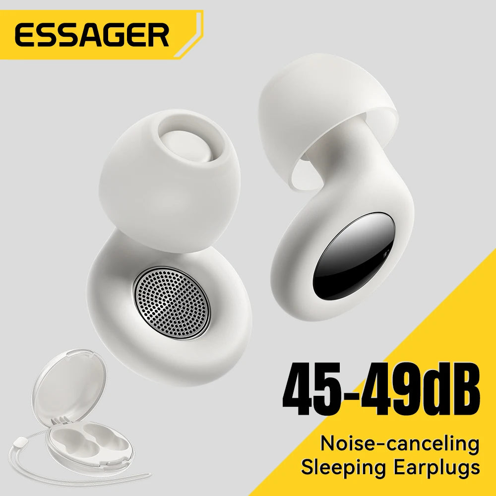 Soft silicone earplugs by Valour Fit for sleep, study, and travel, shown in a close-up image highlighting their comfort and flexible design.