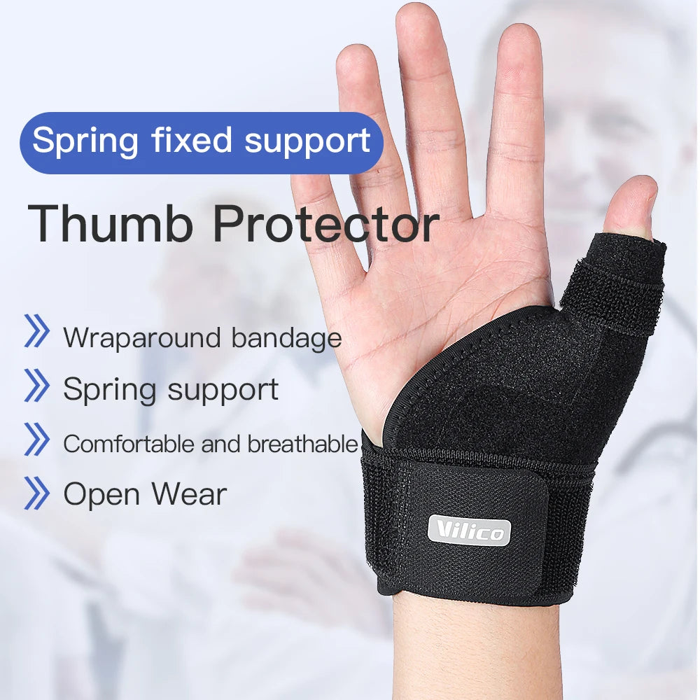 Valour Fit adjustable wrist and thumb support brace for gym and daily use, with breathable straps and secure fit.