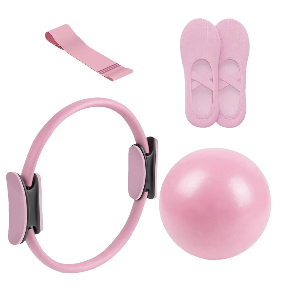Pilates Ball & Ring Resistance Set for Home Workouts