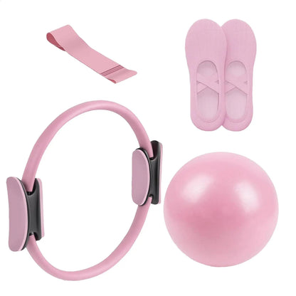 Pilates Ball & Ring Resistance Set for Home Workouts