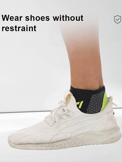 Valour Fit adjustable ankle support sleeve providing compression and stability for ankle injuries or sports activities.