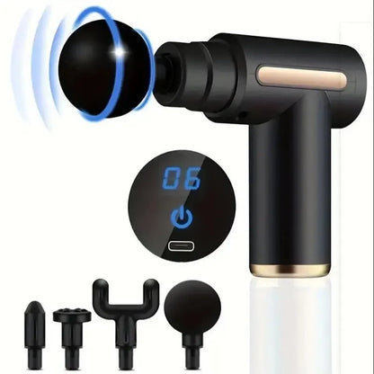 Percussion Massage Gun with Up to 30 Intensity Levels