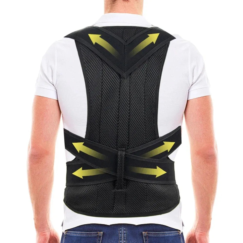 Valour Fit adjustable posture support vest for back and shoulders, designed to improve posture and provide comfort.