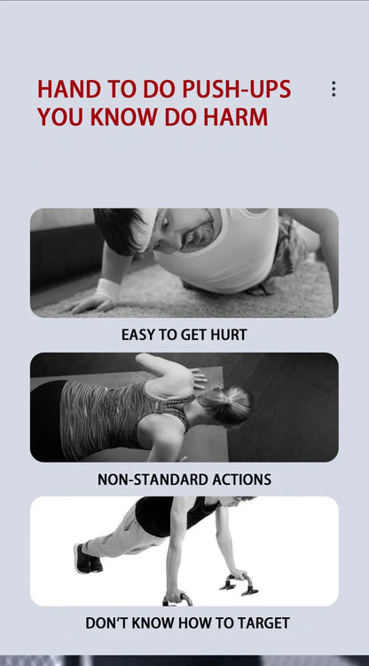 Portable Push-Up Board Set for Chest, Arms & Core Training