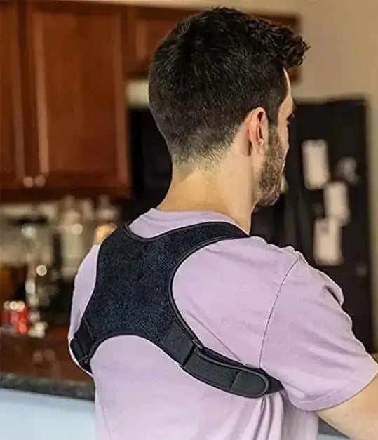 Valour Fit posture support belt for standing and sitting, adjustable back brace providing lumbar and spinal support.