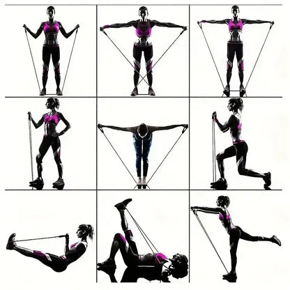 11-Piece Resistance Band Set for Home & Gym Workouts