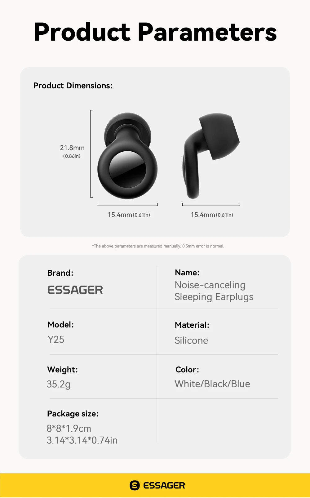 Soft silicone earplugs by Valour Fit designed for sleep, study, and travel to block out noise and improve rest.